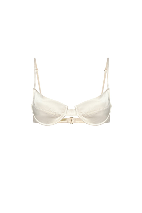 Balconette Bra in Pearl