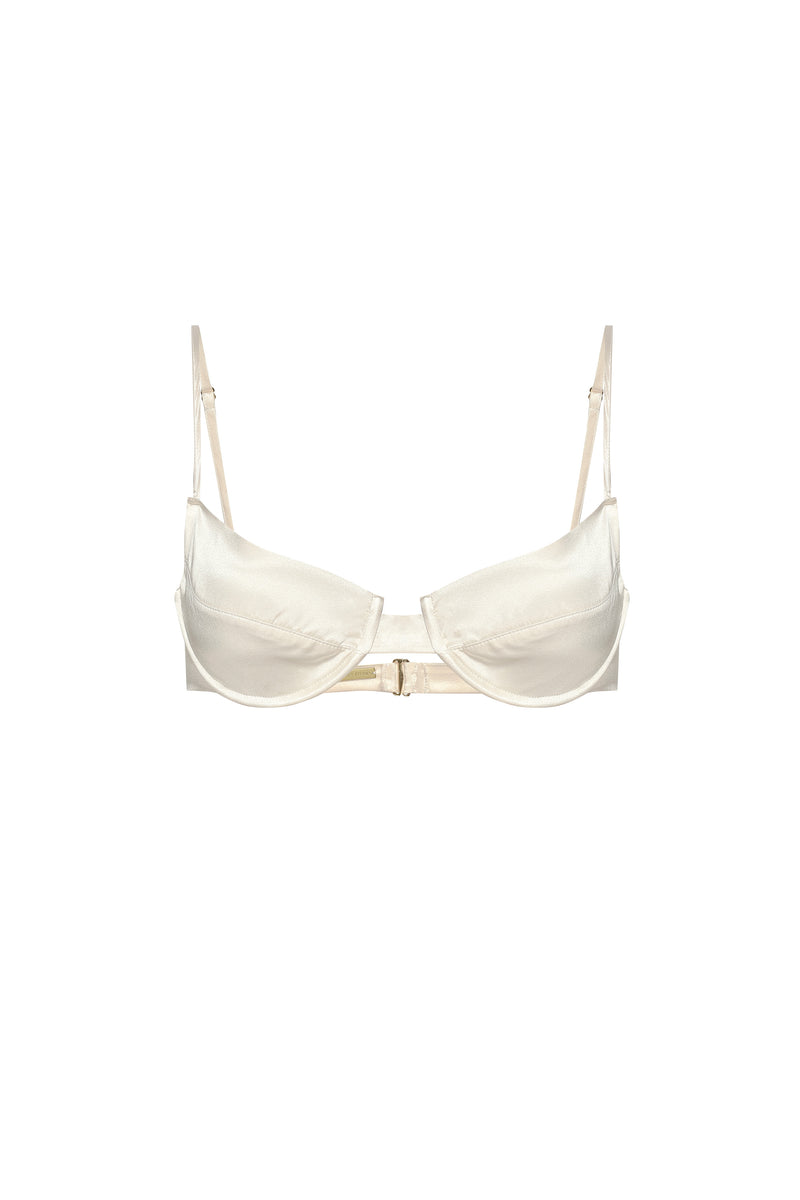 Balconette Bra in Pearl