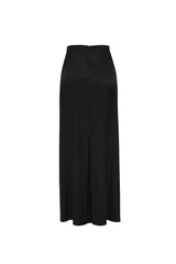 Low Waist Maxi Skirt in Ink